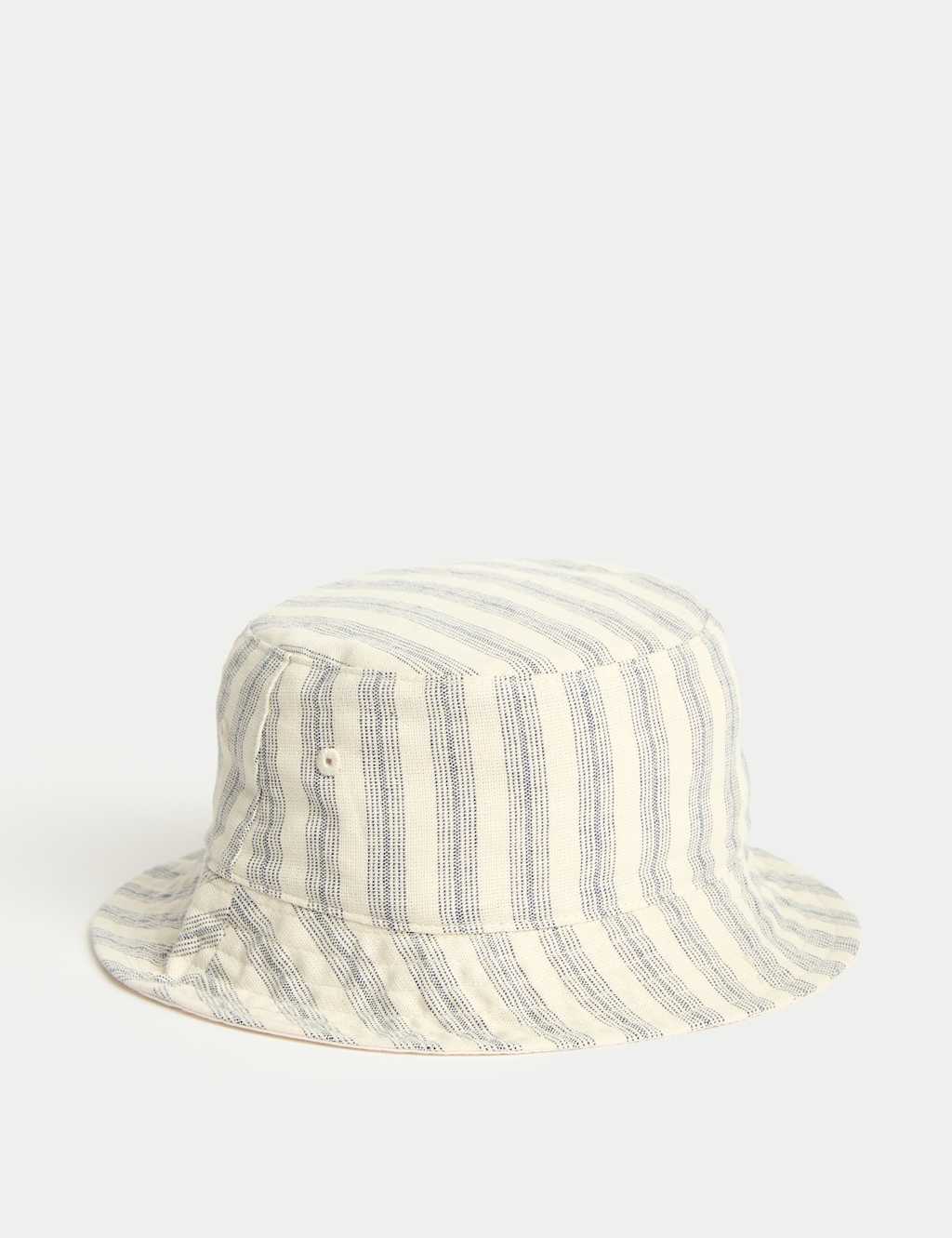 Kids' Pure Cotton Striped Sun Hat (0-3 Yrs)
