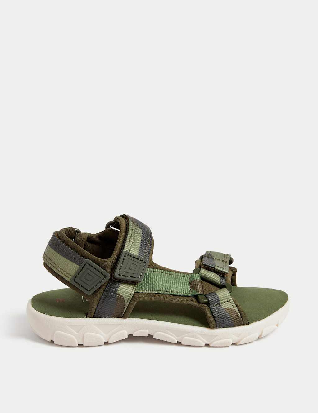 M&S Kids' Camo Riptape Trekkers Khaki