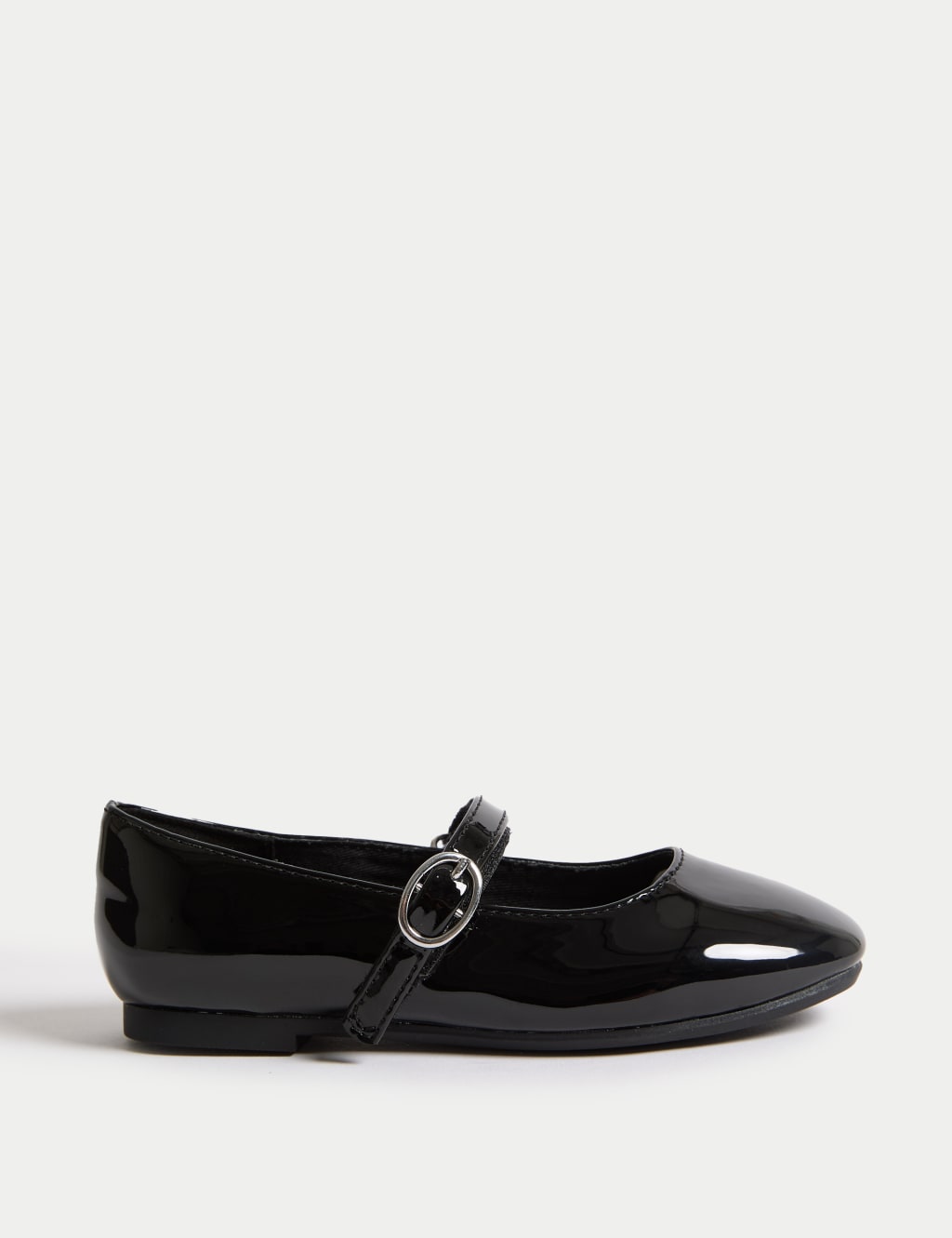 Kids' Patent Ballet Pump Shoes (4 Small - 2 Large)