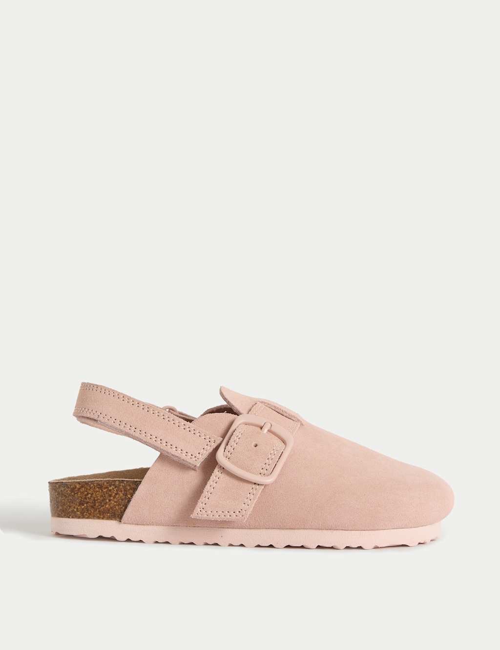 Kids Suede Riptape Clogs (4 Small - 2 Large)