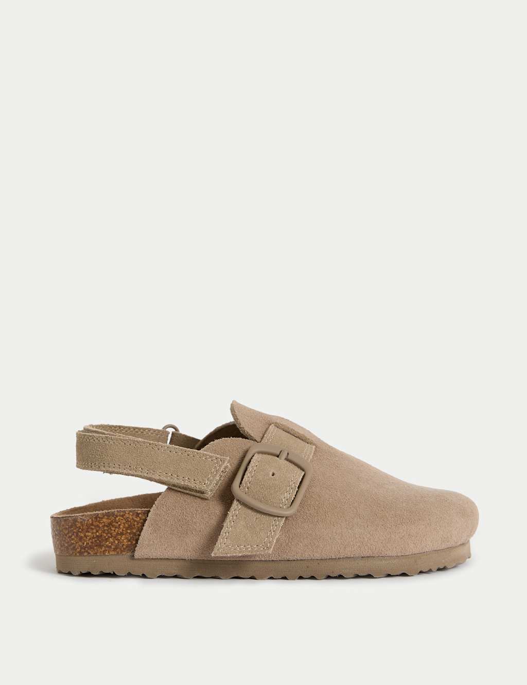 Kids' Suede Riptape Slip-on Clogs (4 Small - 2 Large)