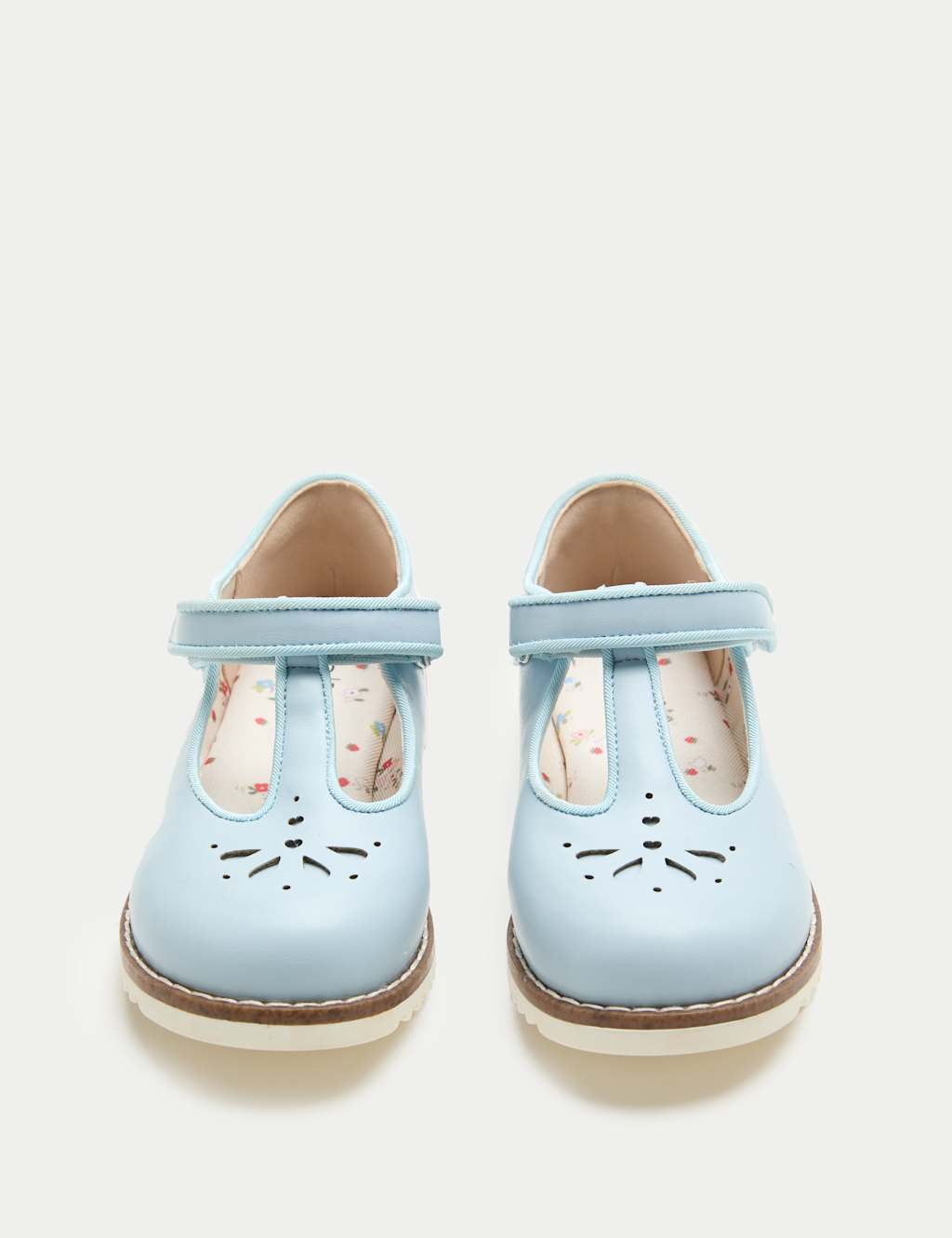 M&S Girls Heritage T-Bar Shoes (5 Small-2 Large) - 5 - Blue