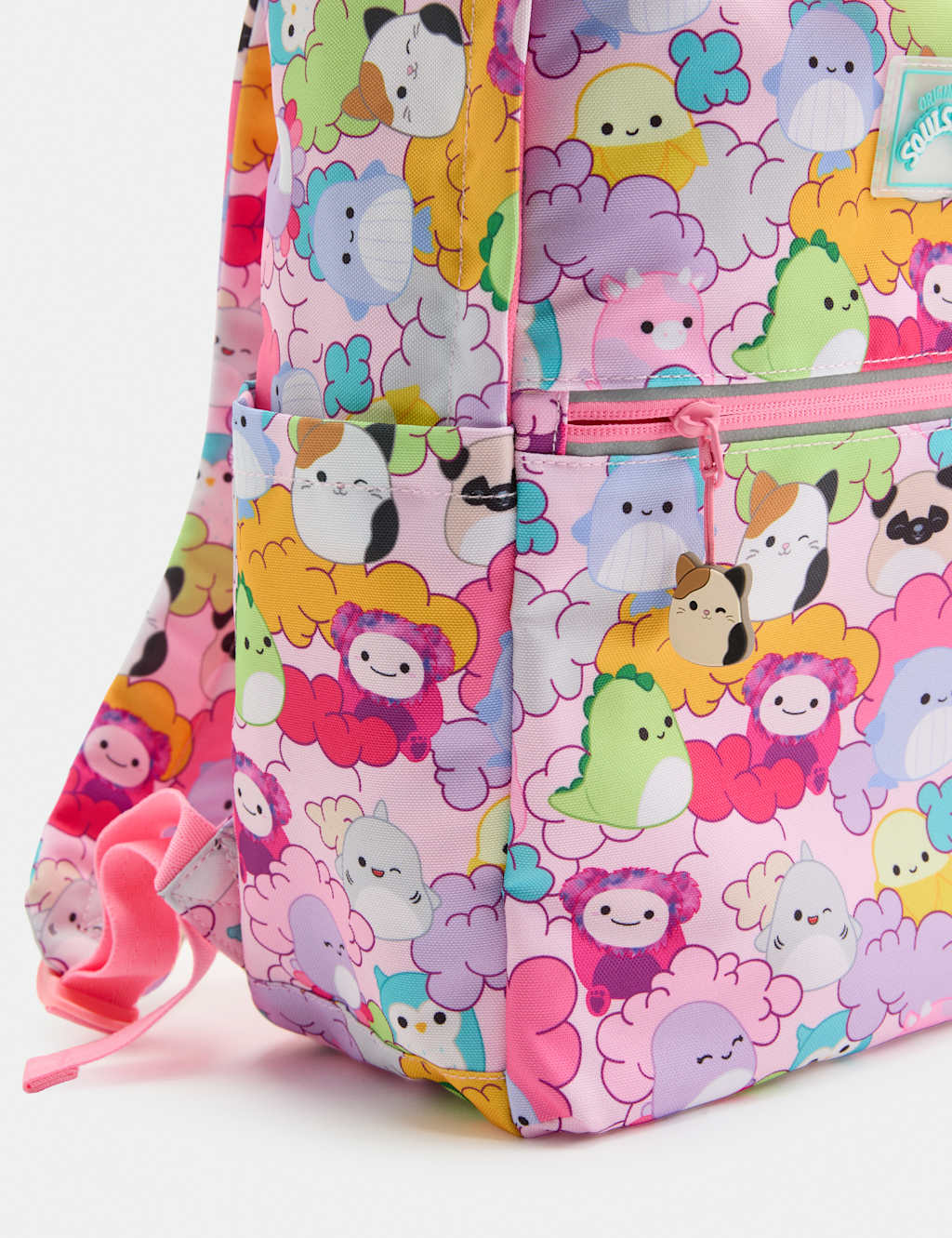 M&S Girls Squishmallows Stormwear Backpack - Pink Mix