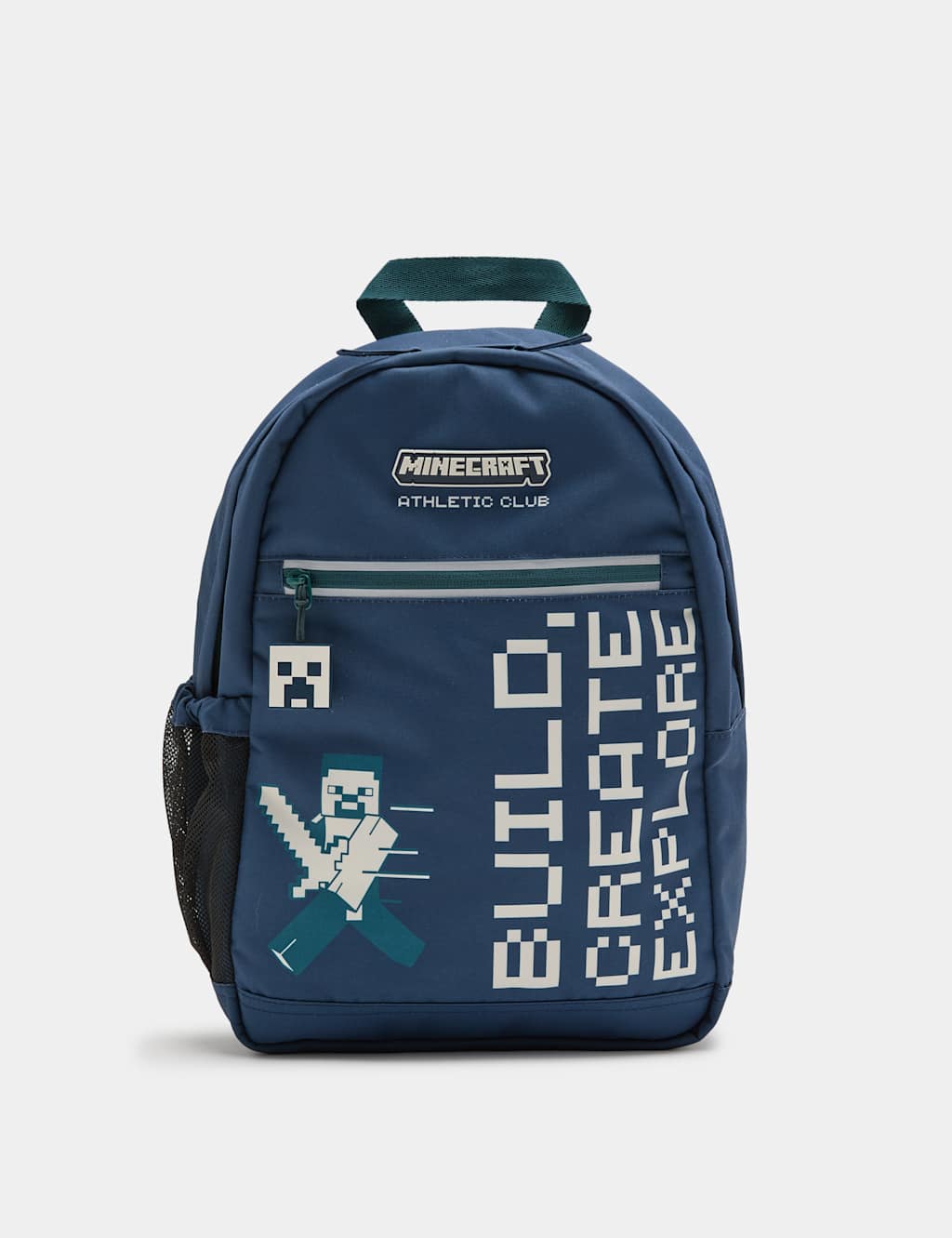 M&S Boys Minecraft Backpack - Dark Blue
