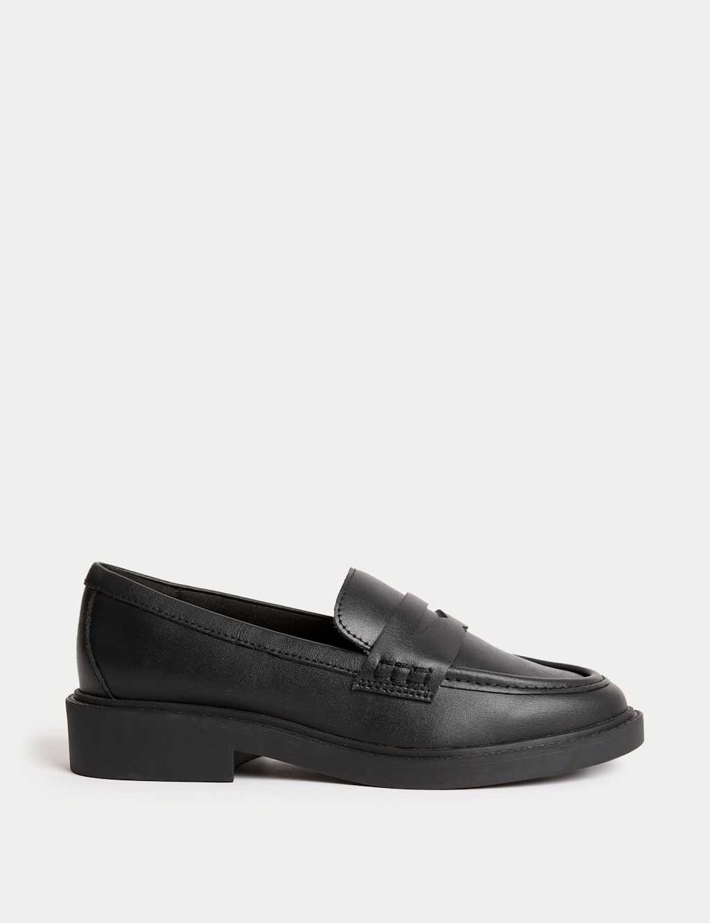 Kids' Leather Loafer School Shoes (13 Small - 7 Large)