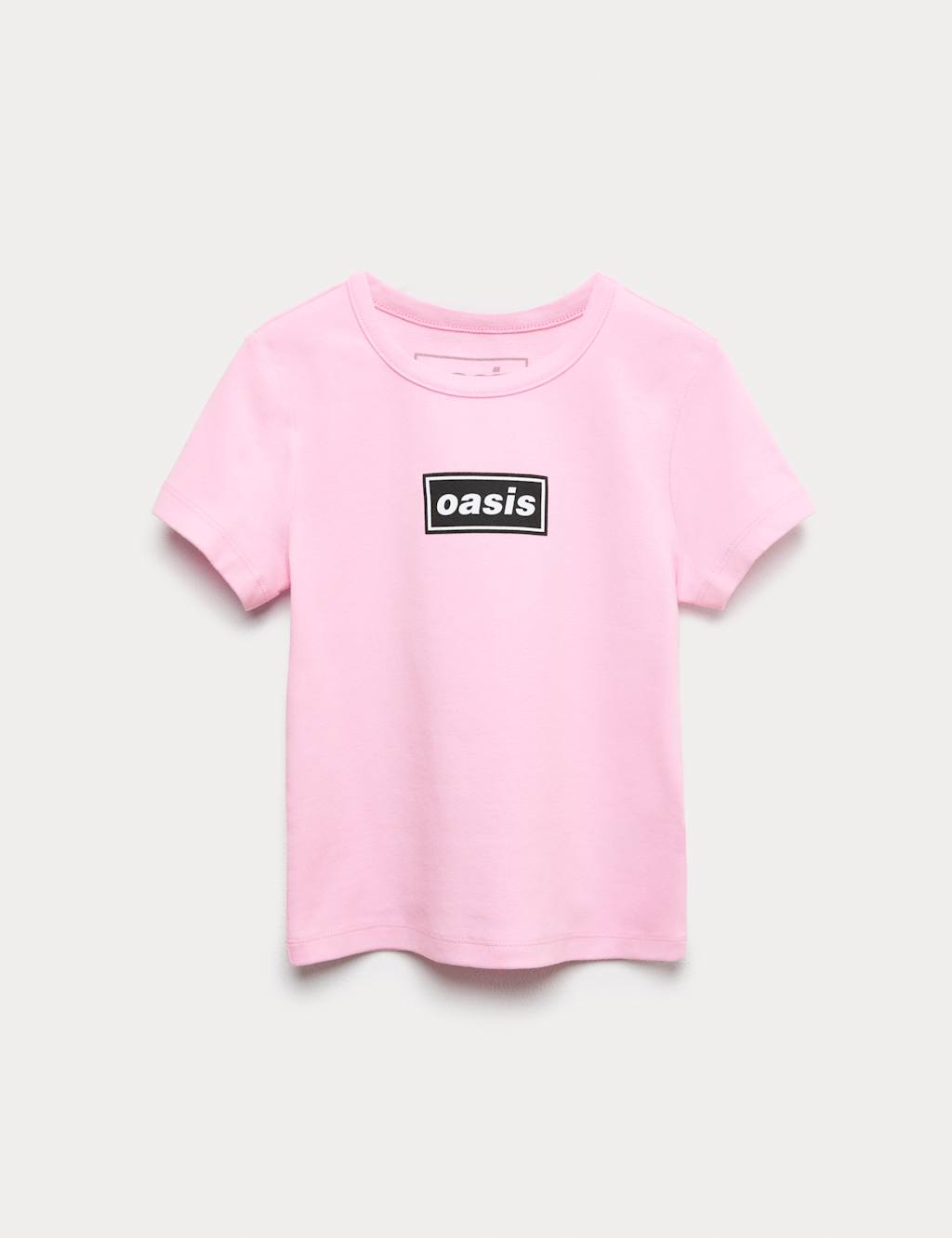 M&S Collection Girls Cotton Rich Oasis T-Shirt (6-16 Yrs) - 13-14 - Pink, Pink