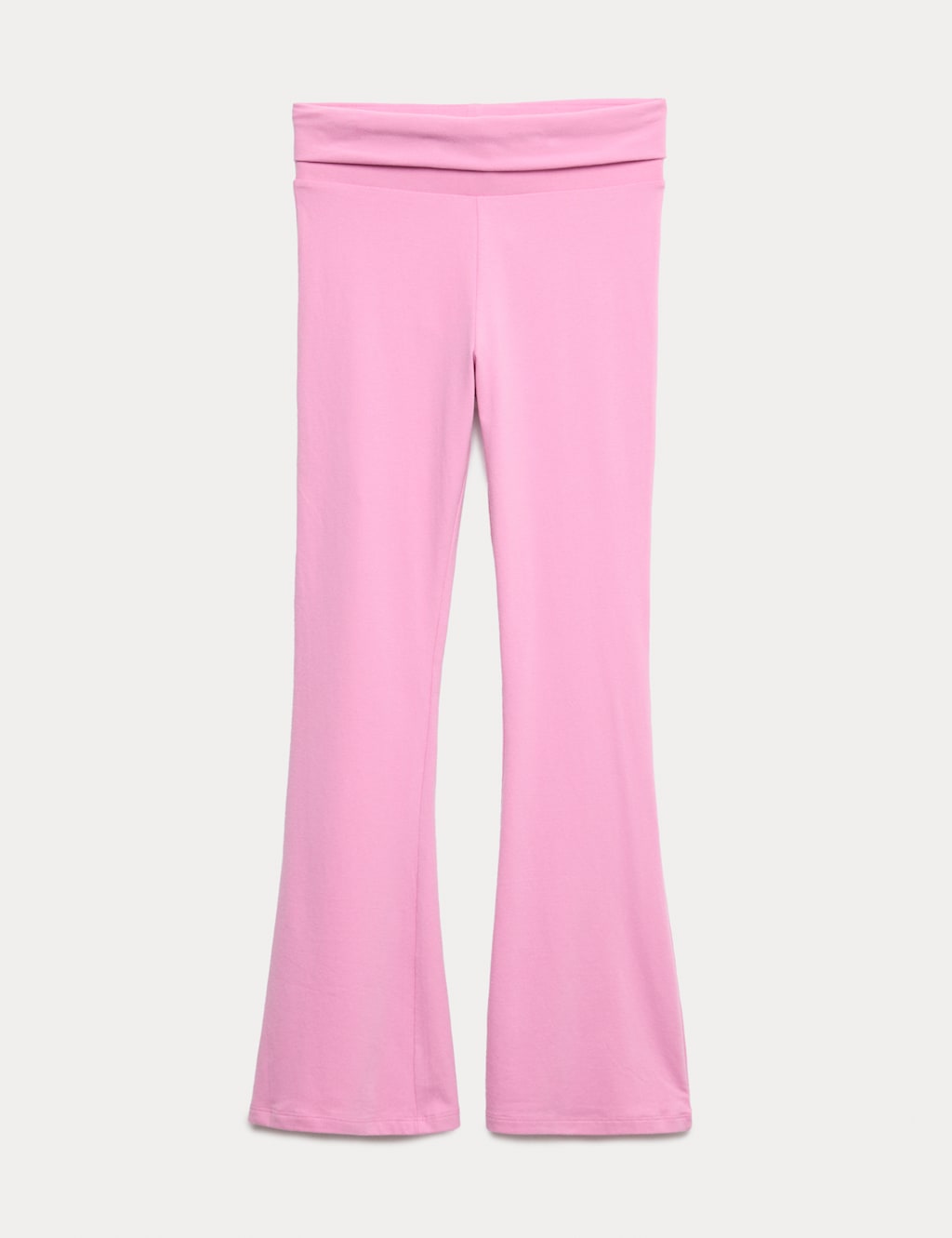 M&S Cotton Rich Flared Leggings (6-16 Yrs) Pink
