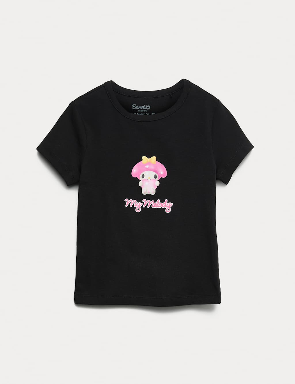 M&S Pure Cotton My Melody T-Shirt (6-16 Yrs) Carbon