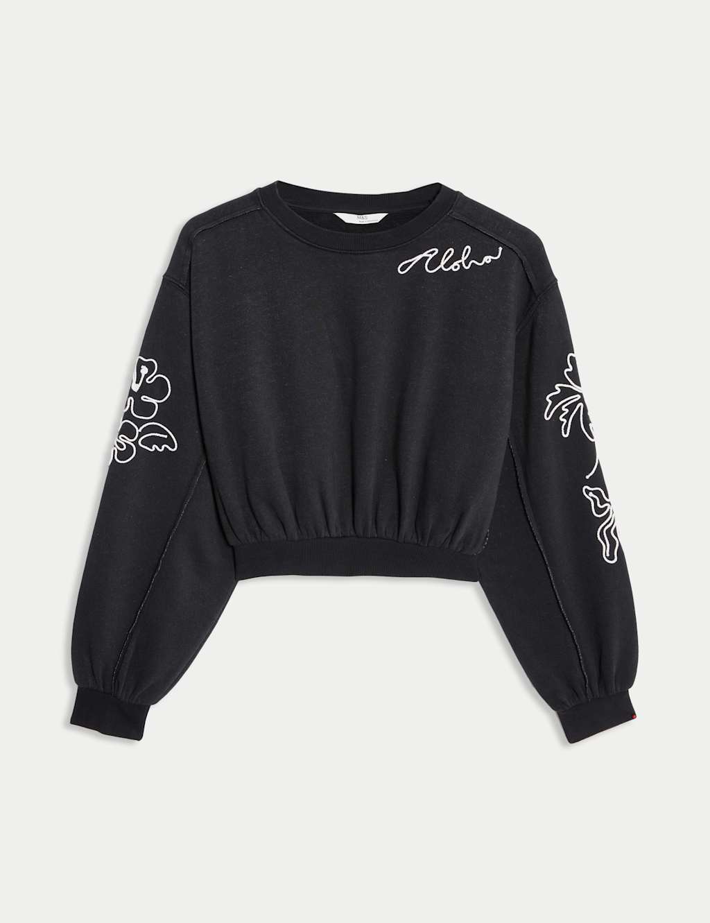 Cotton Rich Paradise Embroidered Sweatshirt (6-16 Yrs)
