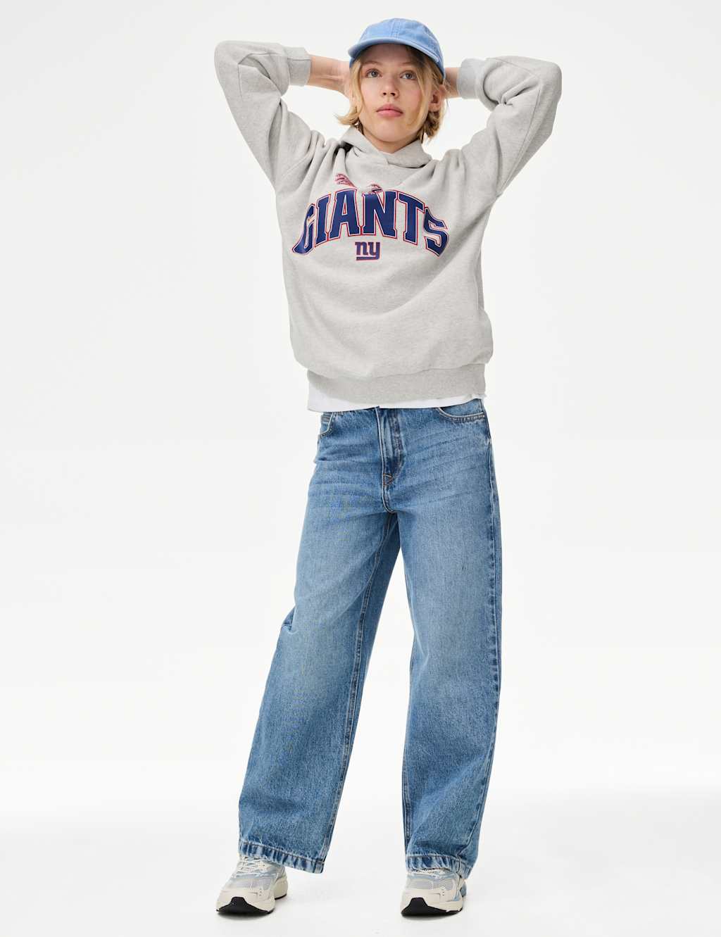 Cotton Rich New York Giants™ Hoodie (6-16 Yrs)