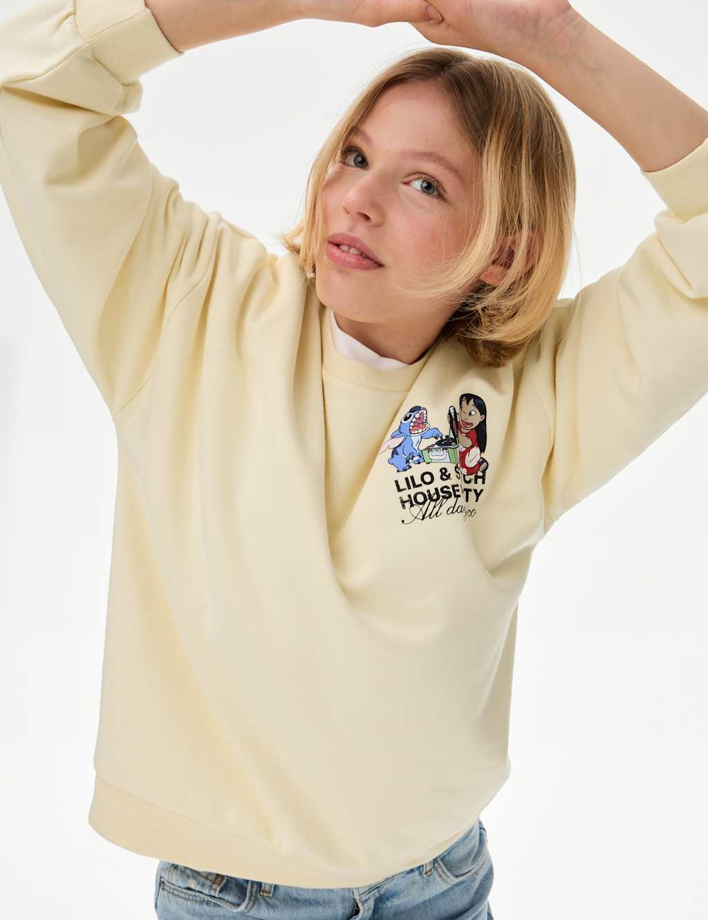Cotton Rich Lilo & Stitch™ Sweatshirt (6-16 Yrs)