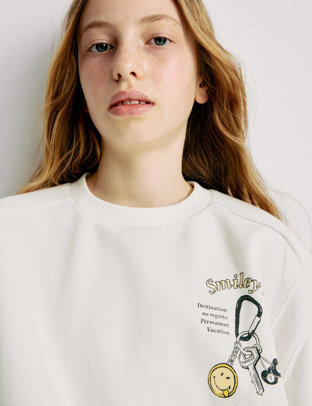 Cotton Rich SmileyWorld® Sweatshirt (2-16 Yrs)