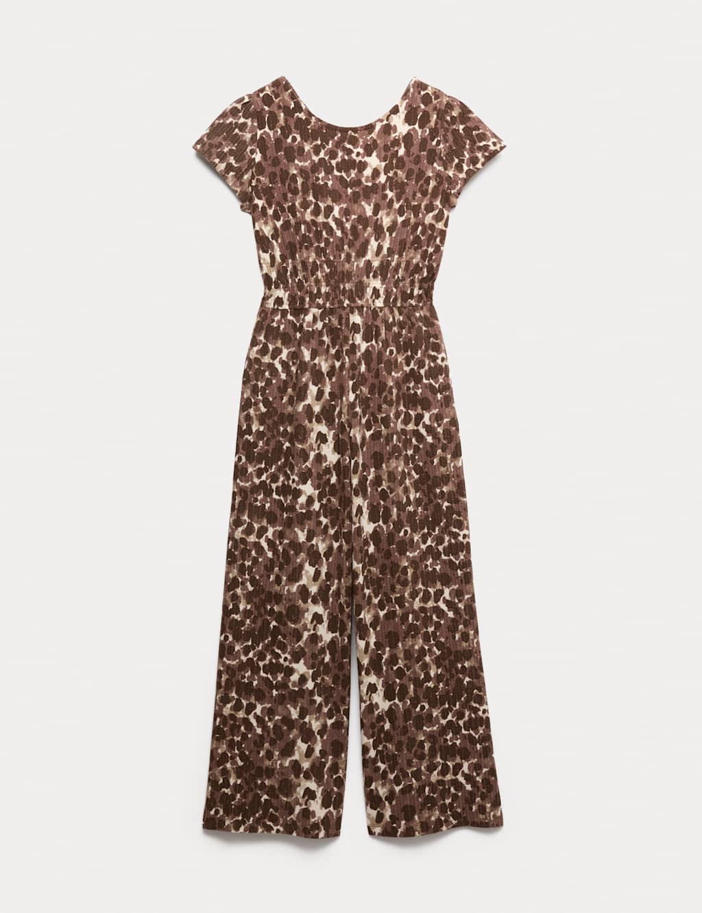 M&S Animal Print Jumpsuit (6-16 Yrs) Neutral