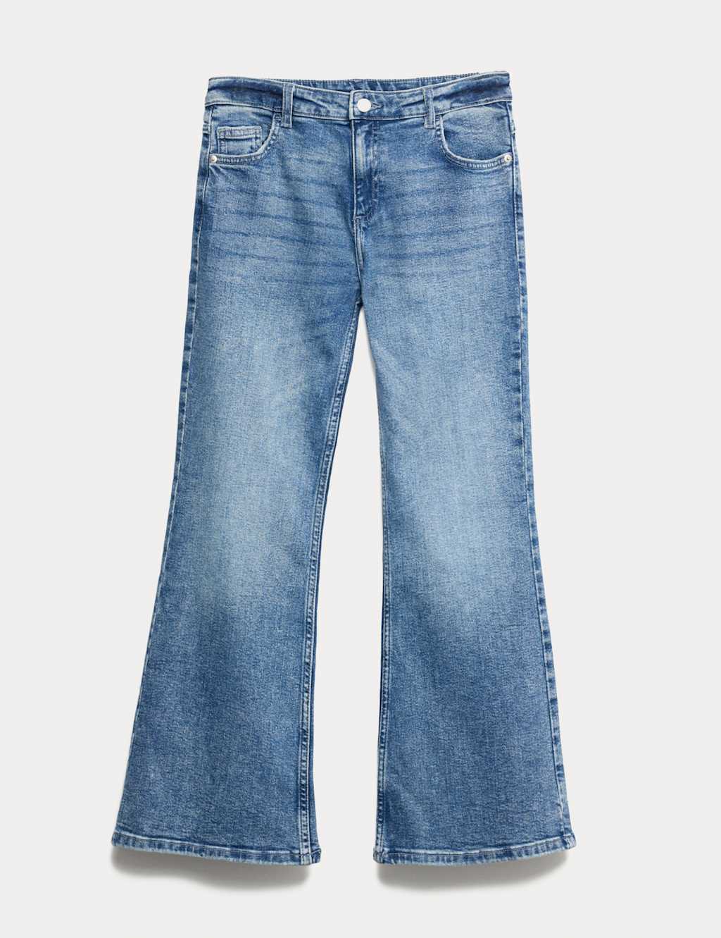 M&S Kickflare Denim Jeans (6-16 Yrs) Denim