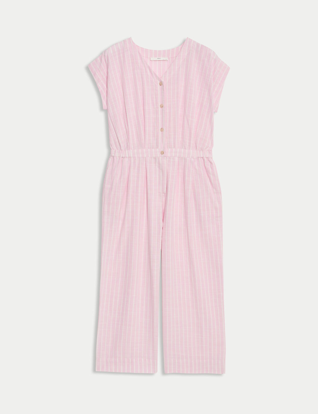 Pure Cotton Striped Jumpsuit (6-16 Yrs)