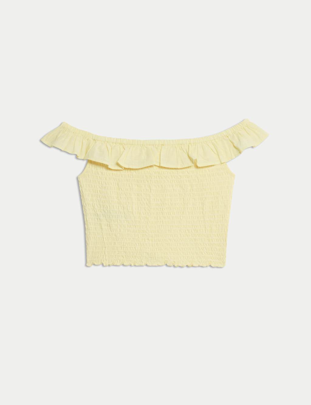Cotton Rich Frill Bardot Top (6-16 Yrs)