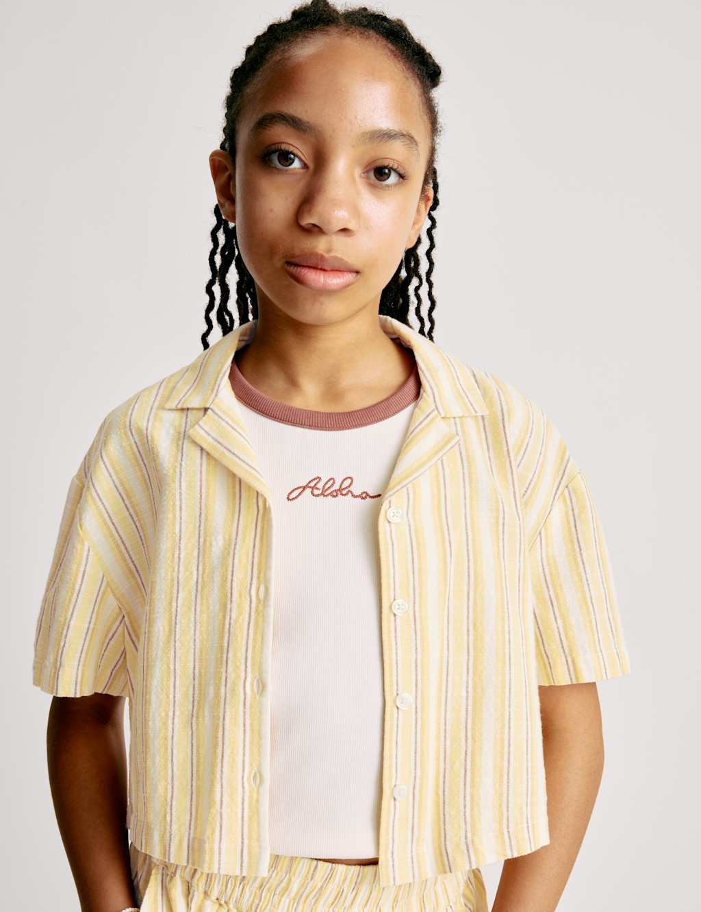 Pure Cotton Striped Shirt (6-16 Yrs)