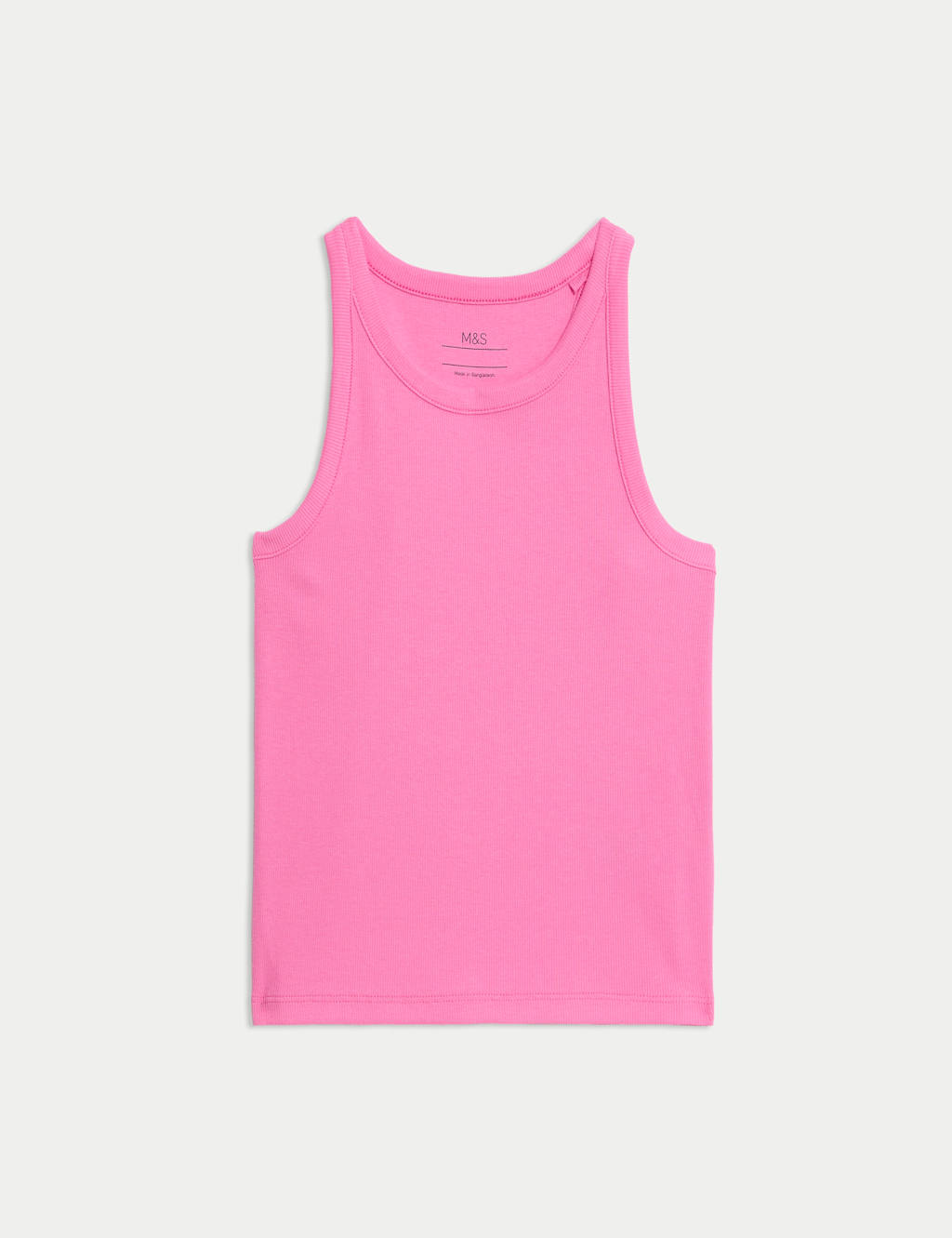 Cotton Rich Ribbed Vest (2-16 Yrs)