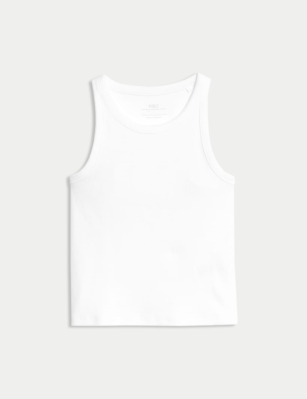 Cotton Rich Ribbed Vest (2-16 Yrs)