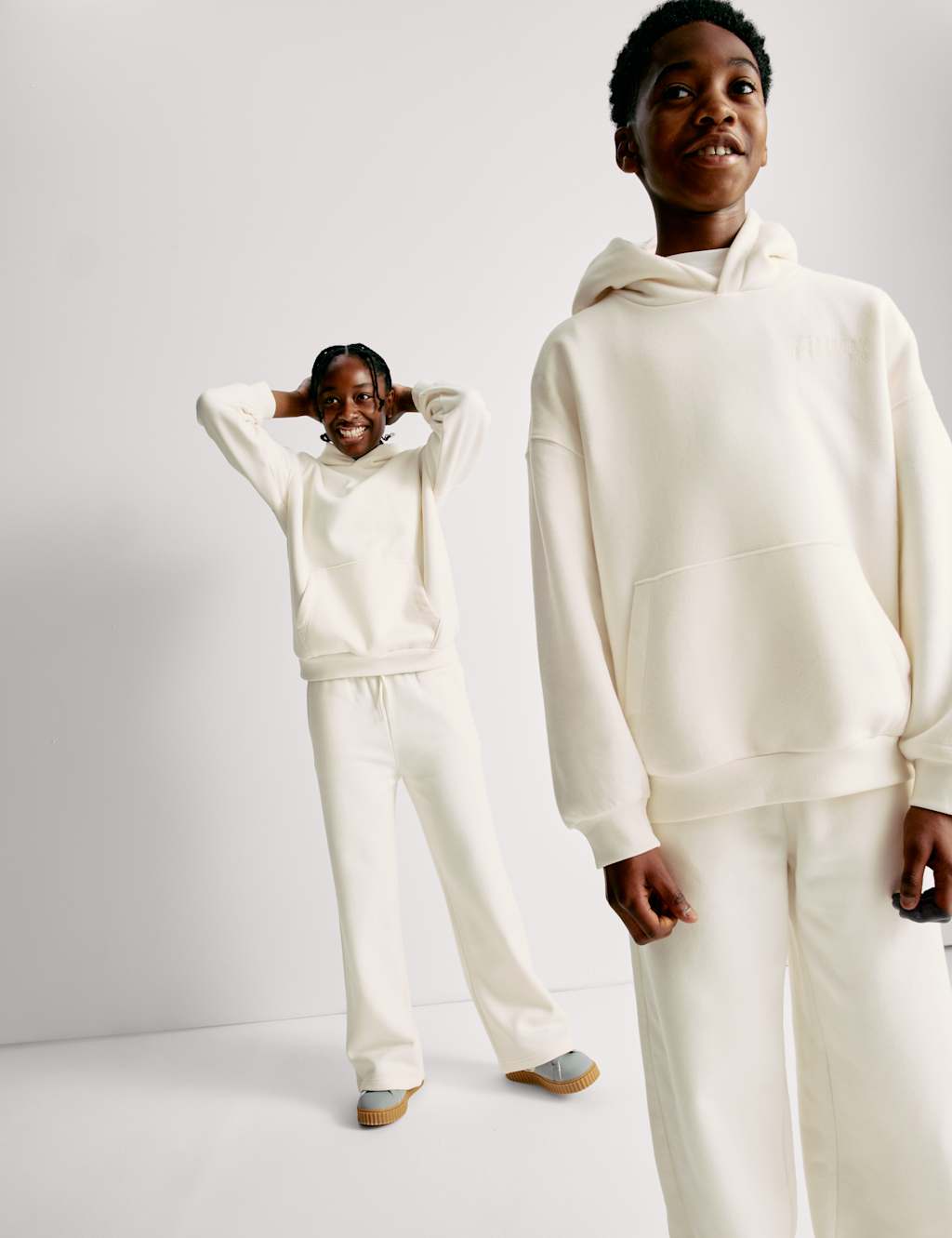 Wide Leg Cotton Rich Joggers (2-16 Yrs)