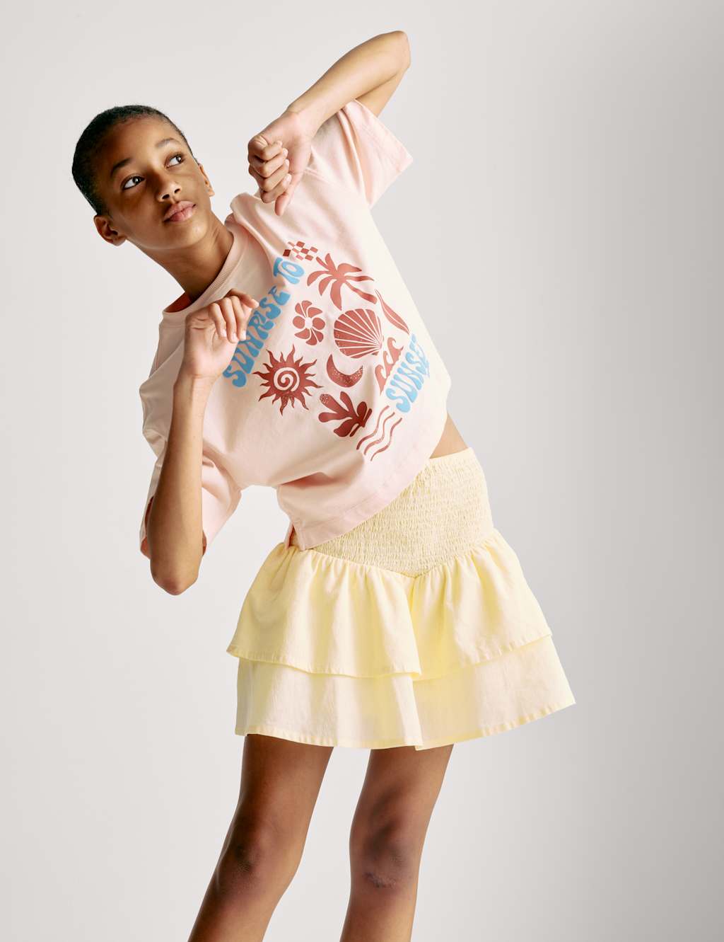 Pure Cotton Skirt (6-16 Yrs)