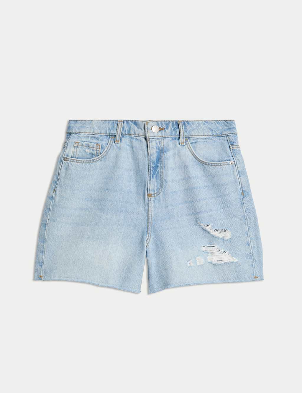Pure Cotton Relaxed Denim Shorts (6-16 Yrs)
