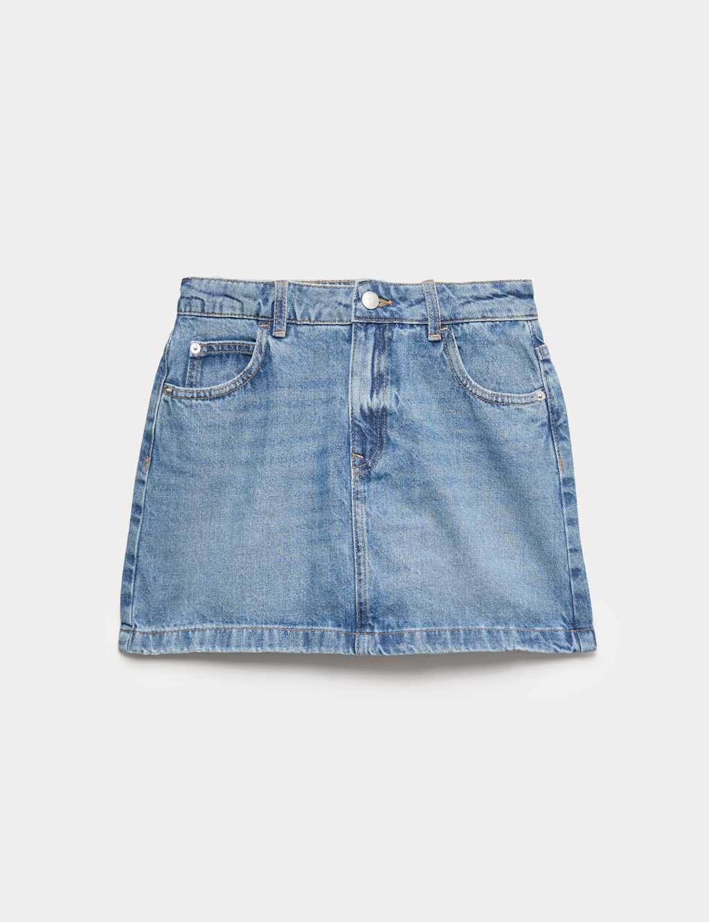 M&S Girls Denim Mini Skirt (6-16 Yrs) - 15-16 Years