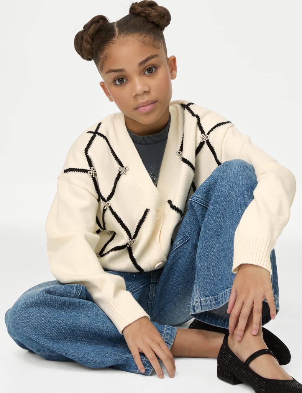 M and s girls cardigan deals