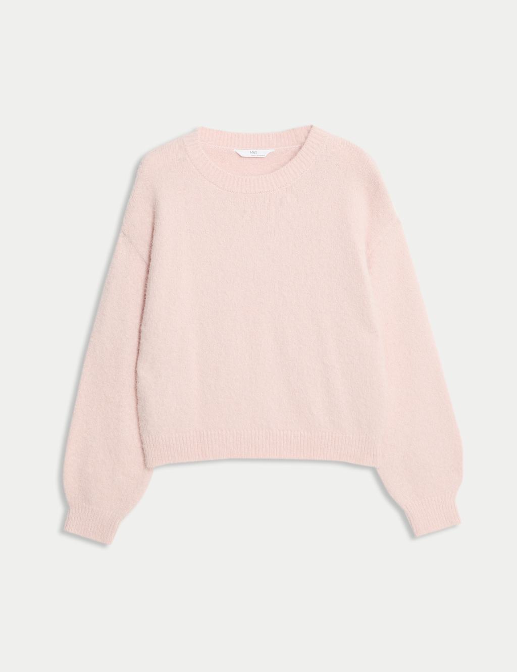 M&S Plain Jumper (6-16 Yrs) Light Pink
