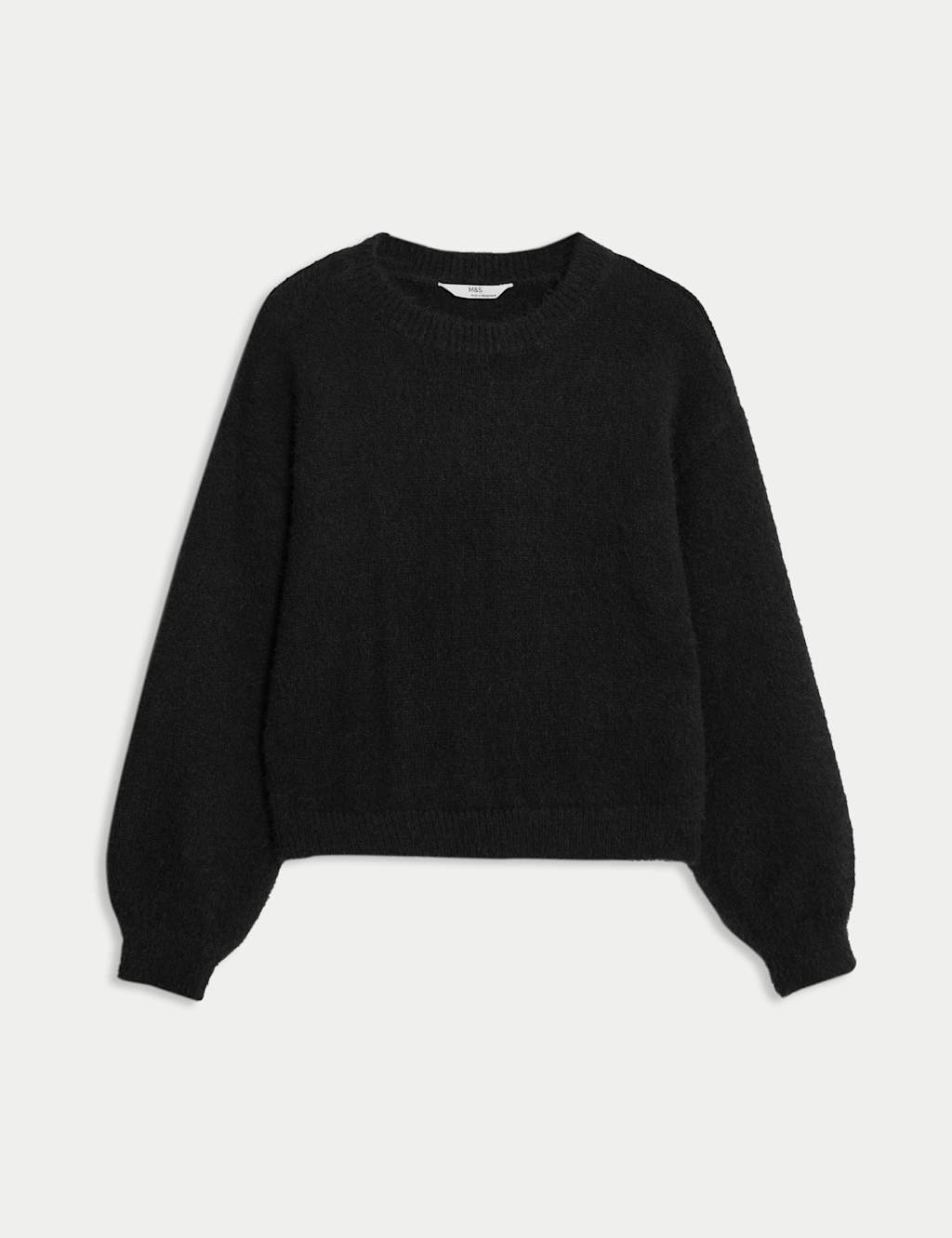 M&S Plain Jumper (6-16 Yrs) Black