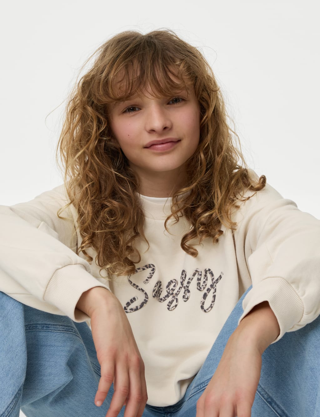 Cotton Rich Sassy Sweatshirt (6-16 Yrs)