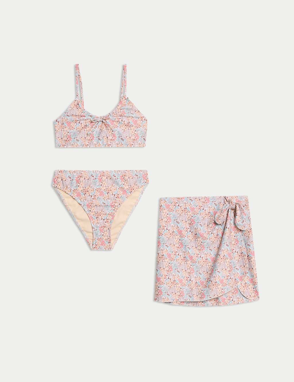 3pc Ditsy Floral Bikini Swim Set (6-16 Yrs)