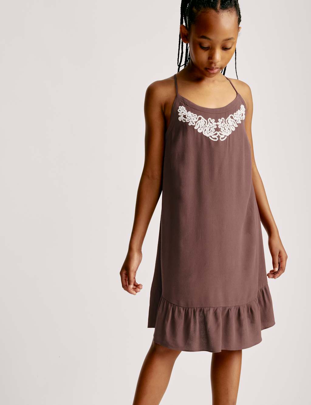 Embroidered Dress (6-16 Yrs)
