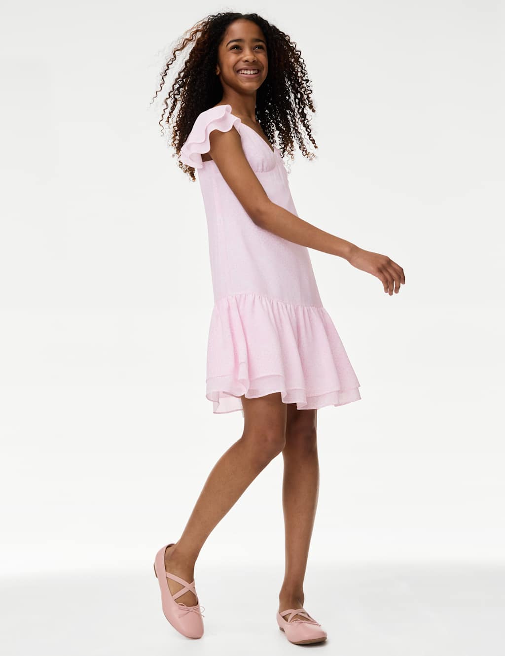 Floral Frill Dress (6-16 Yrs)