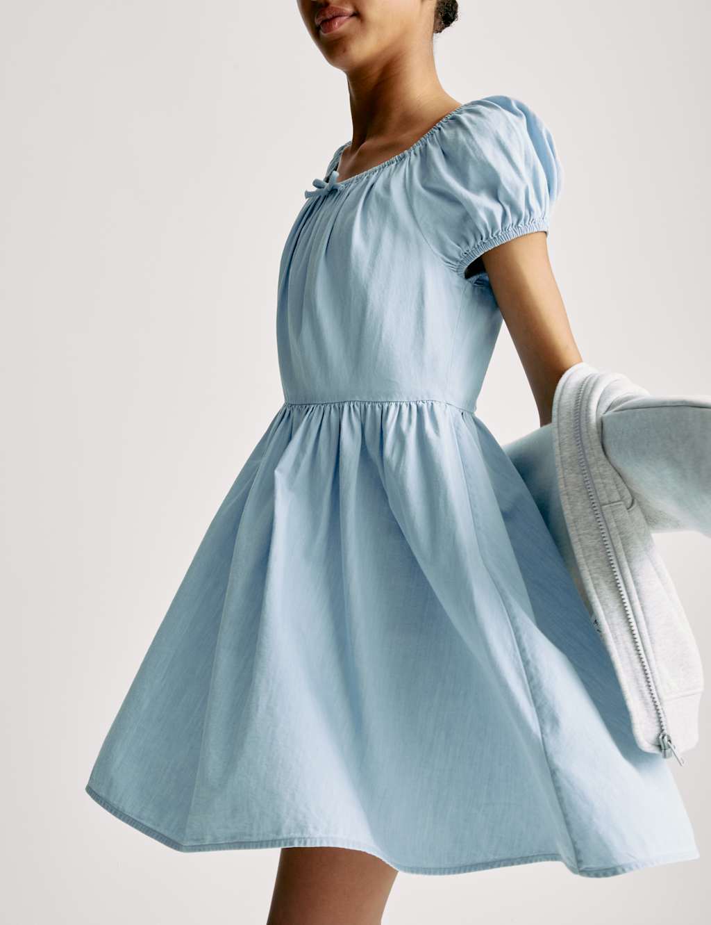 Pure Cotton Milkmaid Dress (6-16 Yrs)