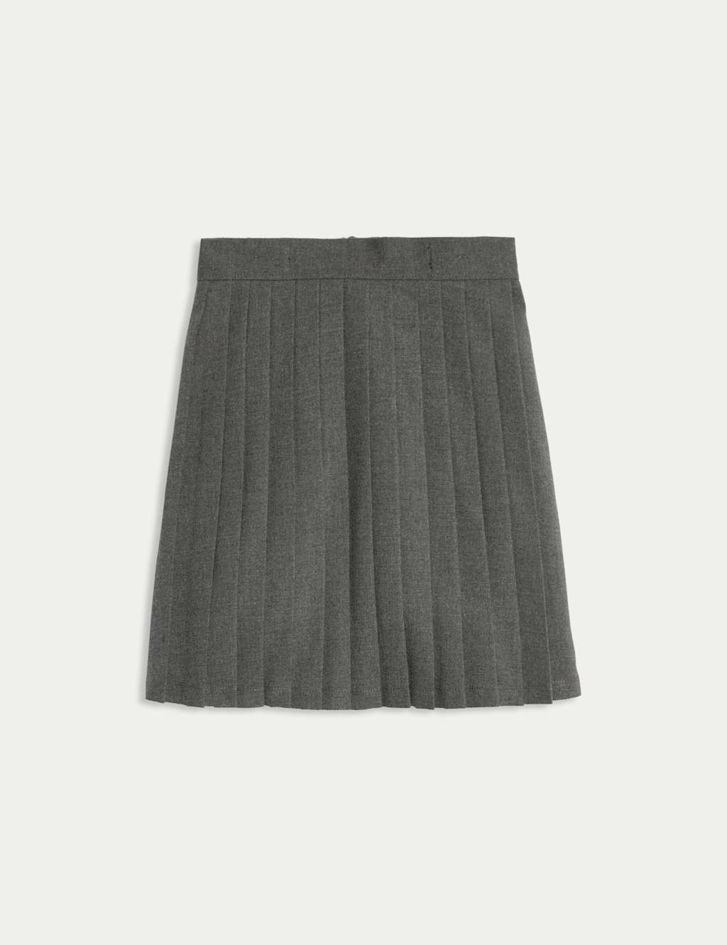 M&S Girls Easy Dressing Pull On School Skirt (2-16 Yrs) - 2-3 Years - Grey
