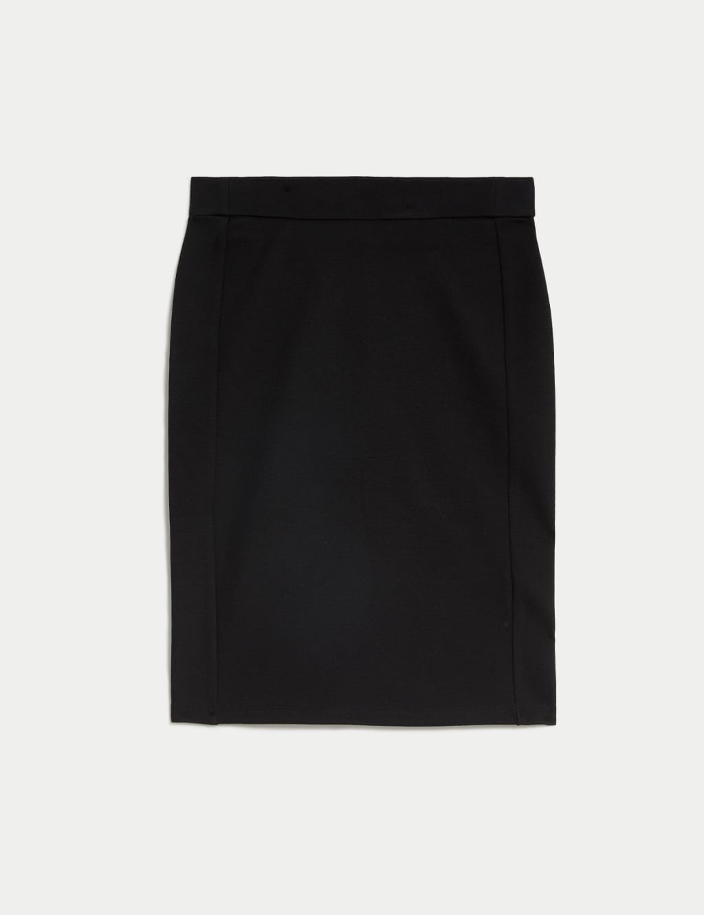M&S Girls Long Tube School Skirt (9-18 Yrs) - 9-10 Years - Black