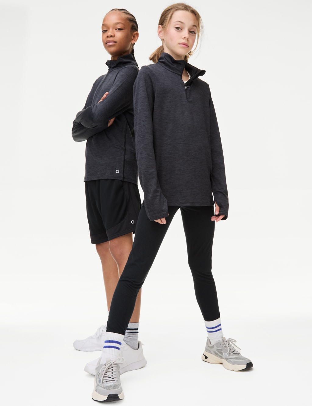 Unisex Half Zip Sports Top (6-16 Yrs)