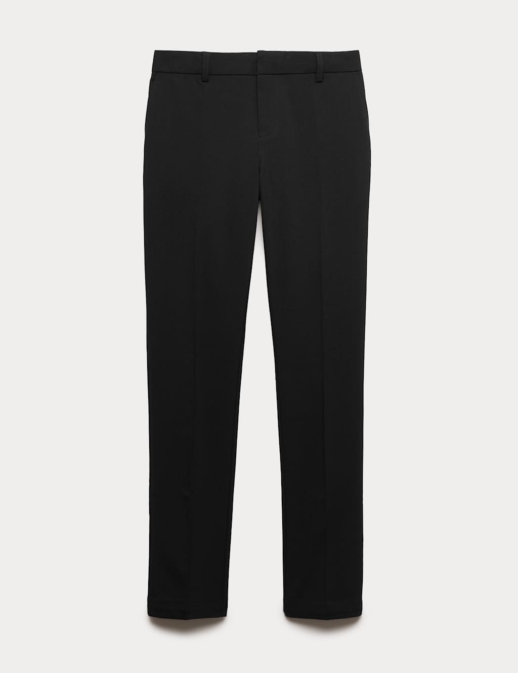 M&S Boys Skinny Leg Longer Length School Trousers (2-18 Yrs) - 3-4 Years - Black