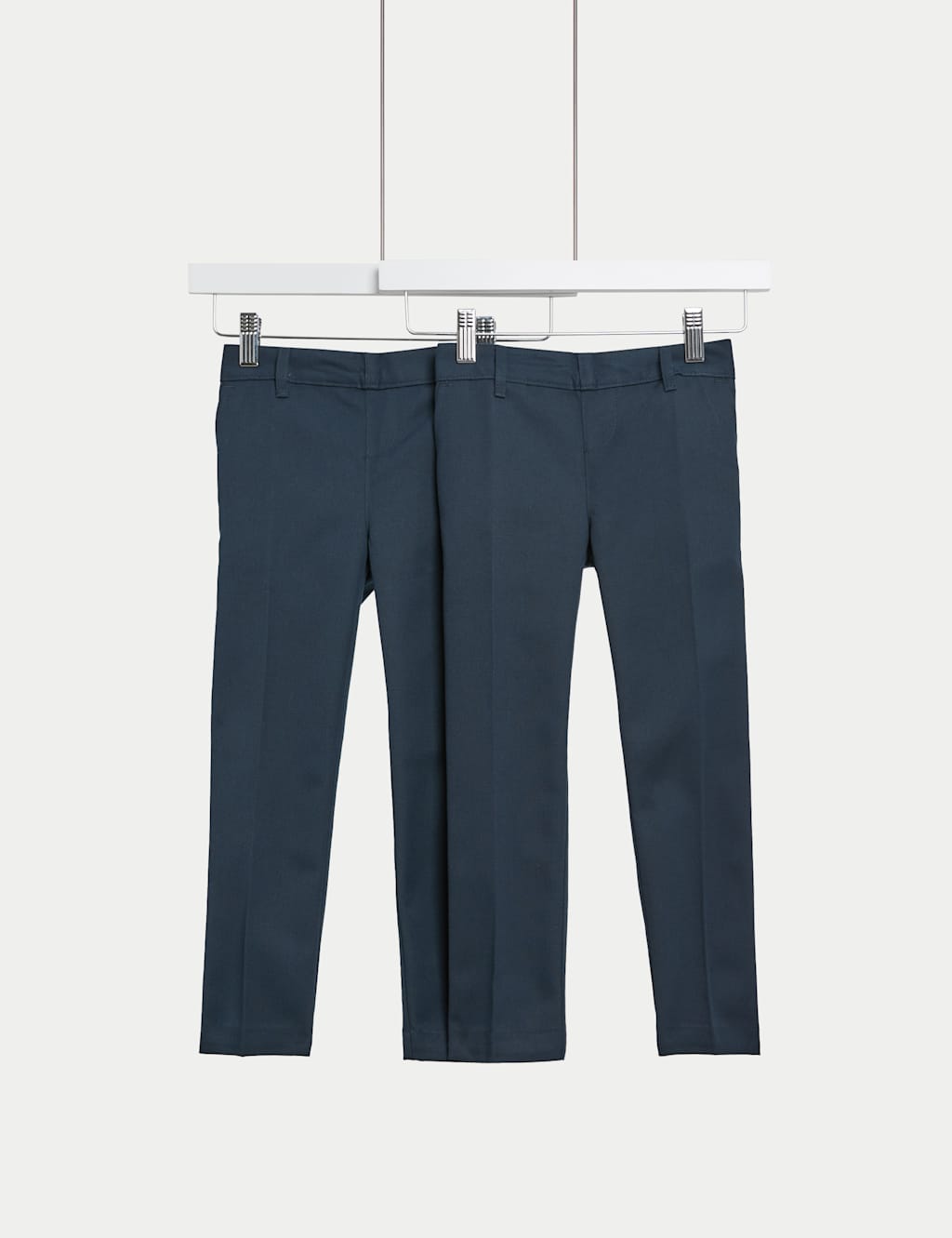 2pk Boys' Slim Leg School Trousers (2-18 Yrs)