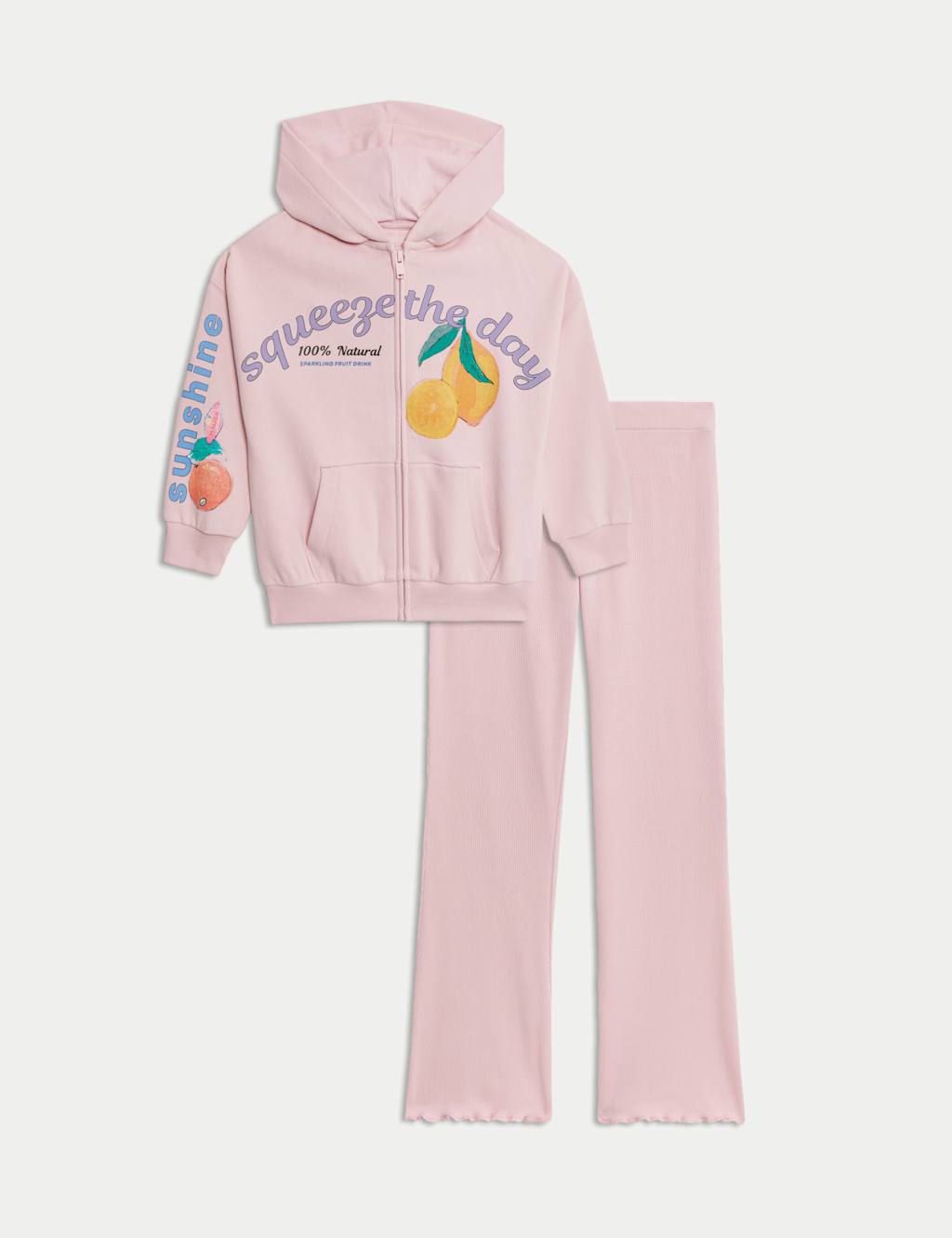 2pc Cotton Rich Fruit Hoodie Outfit (2-8 Yrs)