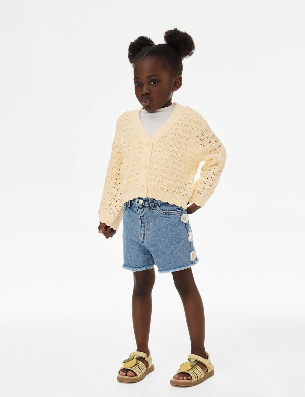 Pure Cotton Knitted Cardigan (2-8 Yrs)