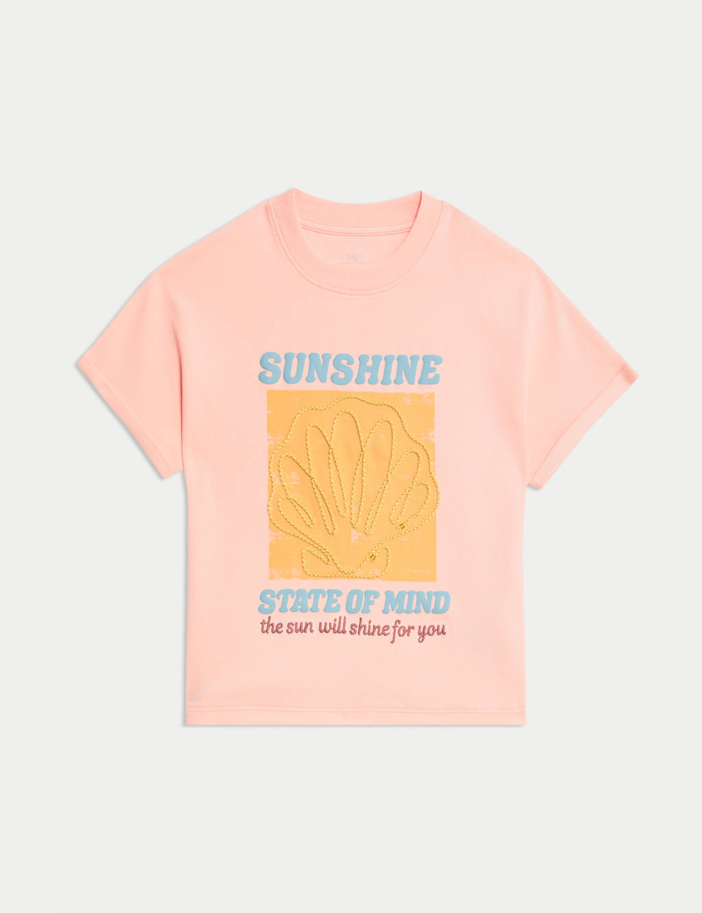 Cotton Rich Shell T-Shirt (2-8 Yrs)