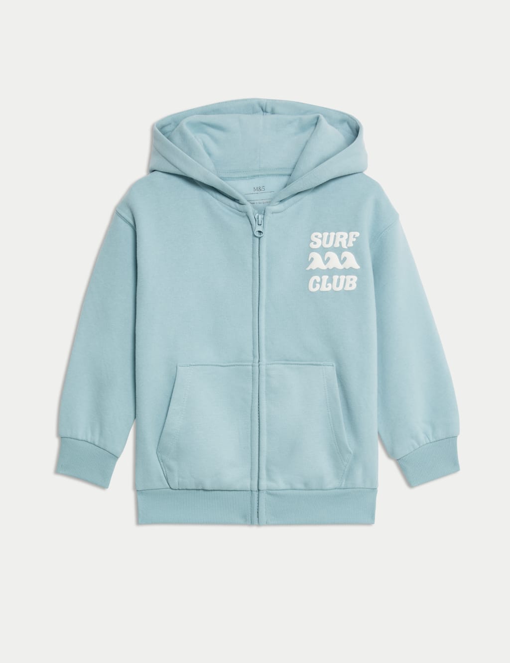Cotton Rich Jersey Surf Club Zip Hoodie (2-8 Yrs)