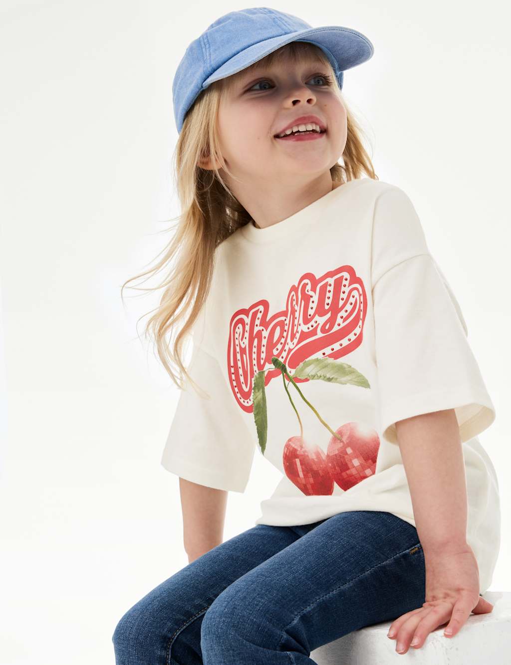 Pure Cotton Cherry and Bright T-Shirt (2-8 Yrs)