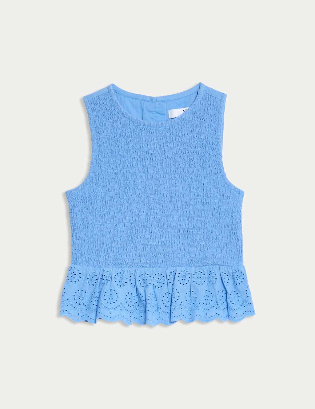 Pure Cotton Shirred Top (2-10 Yrs)