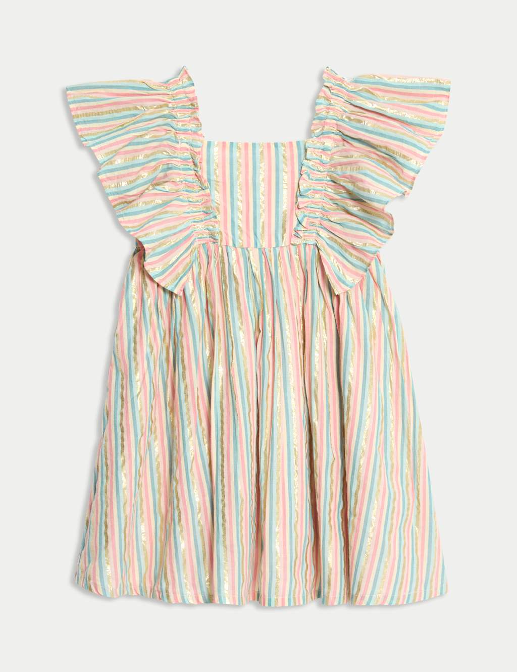 Cotton Rich Striped Dress (2-8 Yrs)