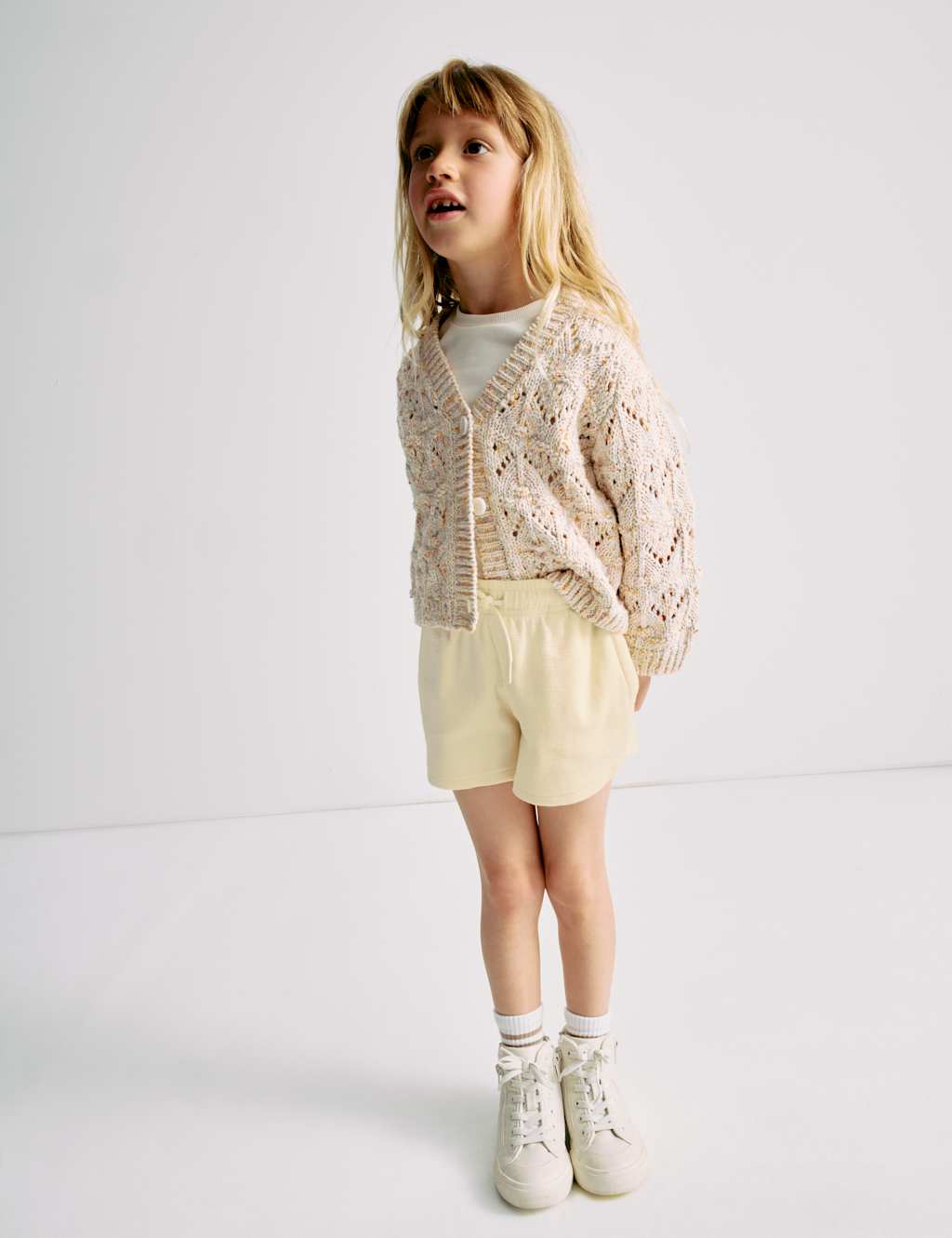 Cotton Rich Waffle Shorts (2-8 Yrs)