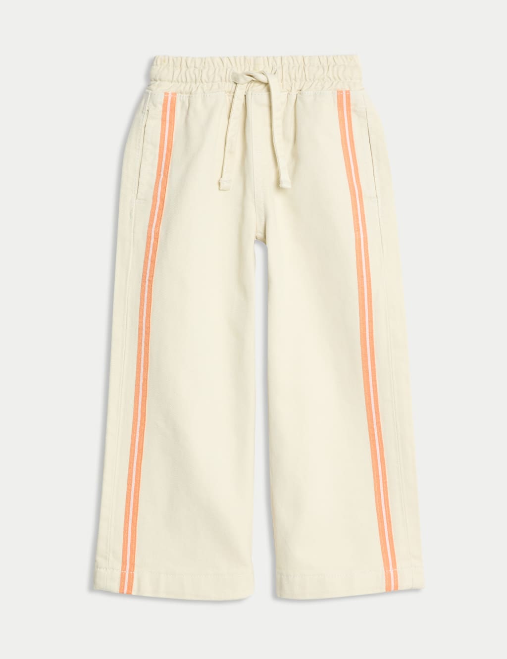 Pure Cotton Denim Side Stripe Jeans (2-16 Yrs)