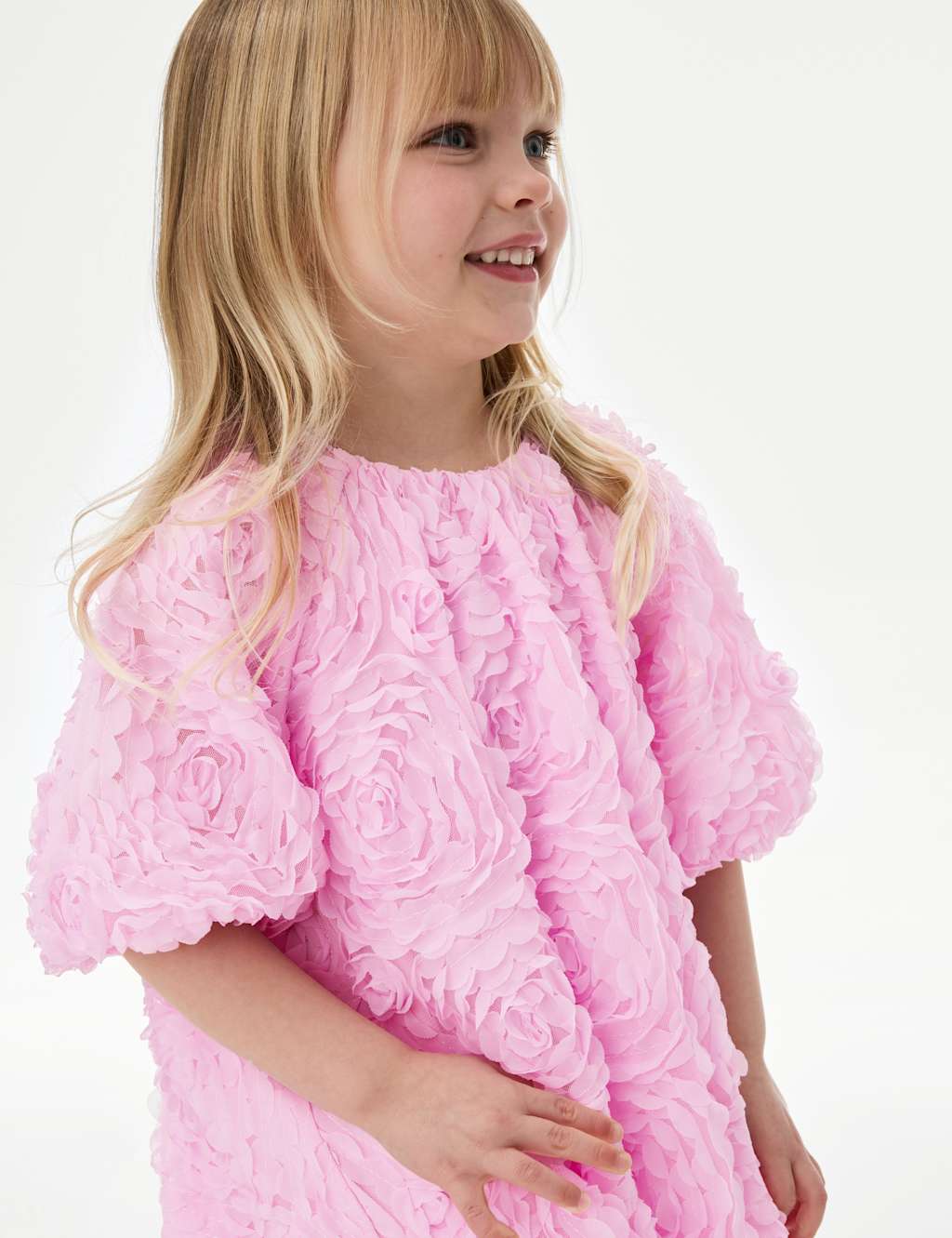 Mesh Floral Dress (2-8 Yrs)